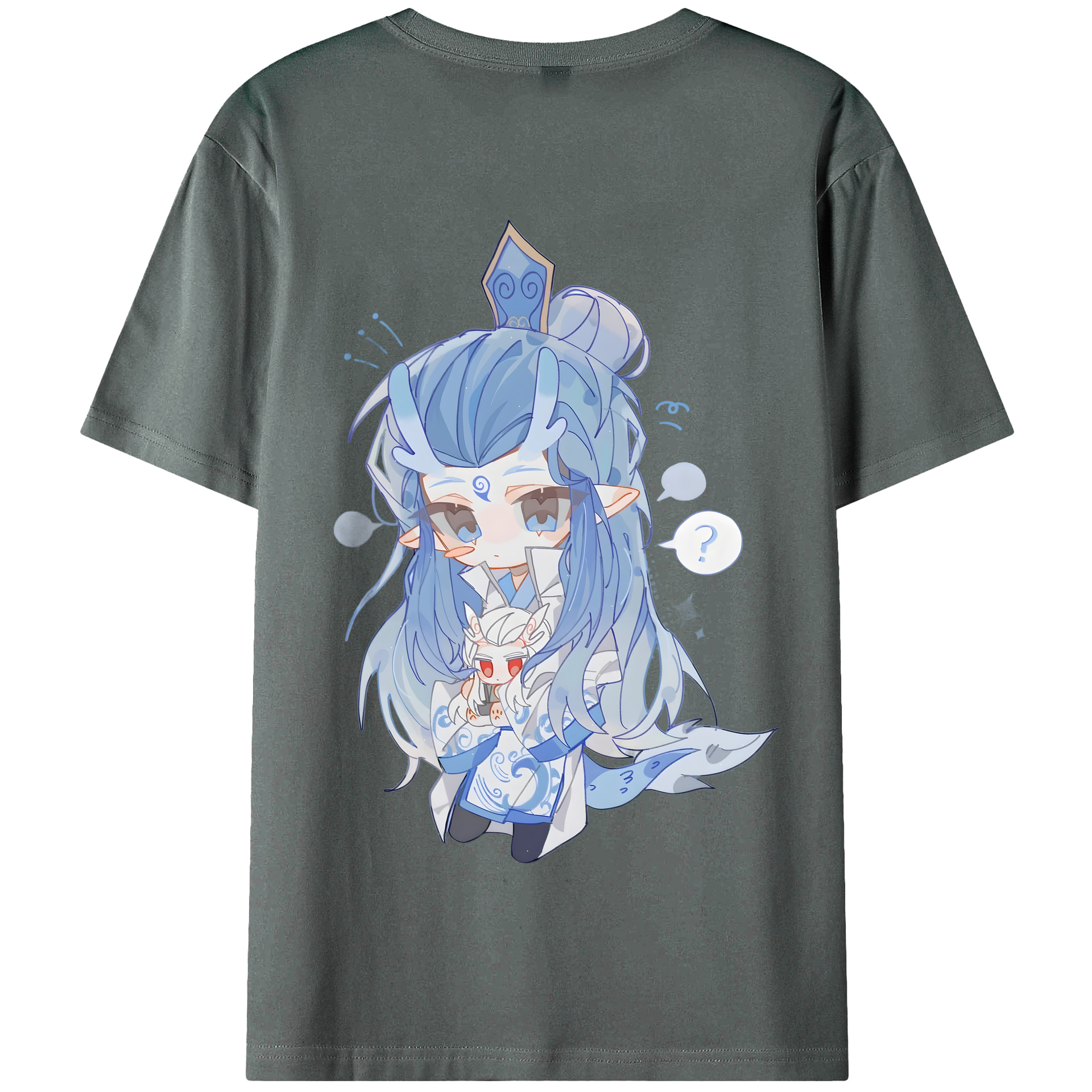 Ne Zha 2 ナタ 魔童の大暴れ 綿100％半袖Tシャツ（背面プリント）